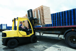 Xe nâng Hyster là lựa chọn hàng đầu  cho ngành công nghiệp khai thác và sản xuất gỗ
