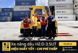 Xe nâng model H2.0-3.5UT: Hiệu suất tốt – Chi phí thấp