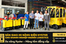 Hyster Việt Nam thành công bàn giao lô xe nâng điện sử dụng trong nhà kho cho doanh nghiệp lớn ngành Logistics 