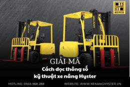 Cách đọc thông số kỹ thuật thông qua model xe nâng Hyster