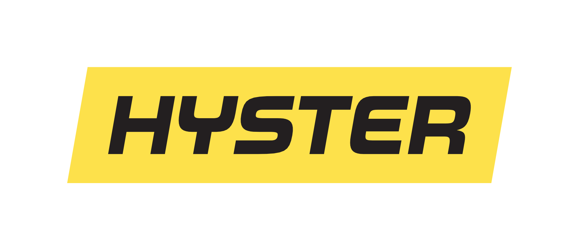 logo thương hiệu xe nâng Hyster thiết kế ngang
