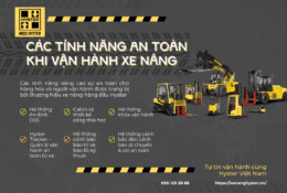 Các tính năng an toàn khi vận hành xe nâng của Hyster