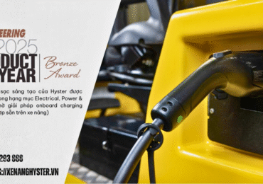 Hyster đoạt giải Product of the Year 2025 nhờ giải pháp sạc tích hợp.