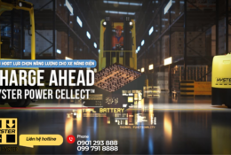Linh hoạt lựa chọn năng lượng cho xe nâng điện cùng Power Cellect™ của Hyster