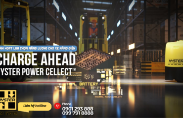 Linh hoạt lựa chọn năng lượng cho xe nâng điện cùng Power Cellect™ của Hyster
