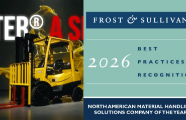 Hyster được Frost & Sullivan vinh danh là Công ty Thiết bị Xử lý Vật liệu của năm 2026 tại Bắc Mỹ