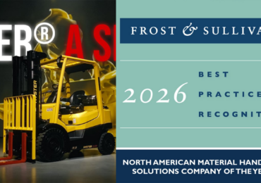 Hyster được Frost & Sullivan vinh danh là Công ty Thiết bị Xử lý Vật liệu của năm 2026 tại Bắc Mỹ